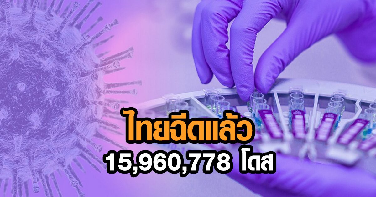อว.เผยล่าสุดไทยฉีดวัคซีนแล้ว 15,960,778 โดส ขณะที่ ‘ภูเก็ต’ ฉีดเข็มแรกแล้ว 74.7%
