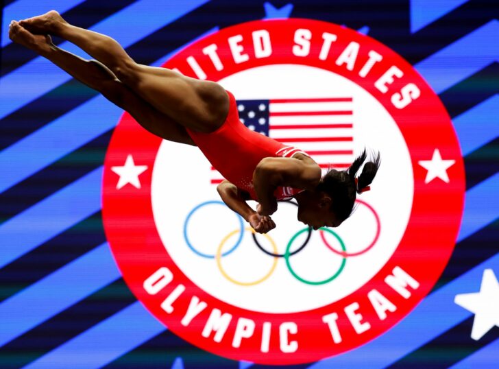 U.S. gymnastics Olympic trials are held in St. Louis