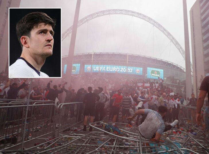 Euro 2020 - Final - Fans gather for Italy v England