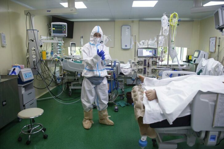 Virus Outbreak Russia