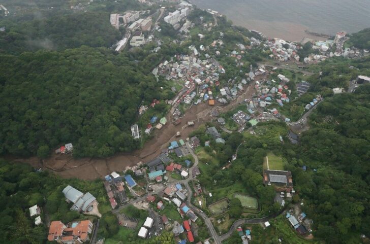 JAPAN-WEATHER-LANDSLIDE