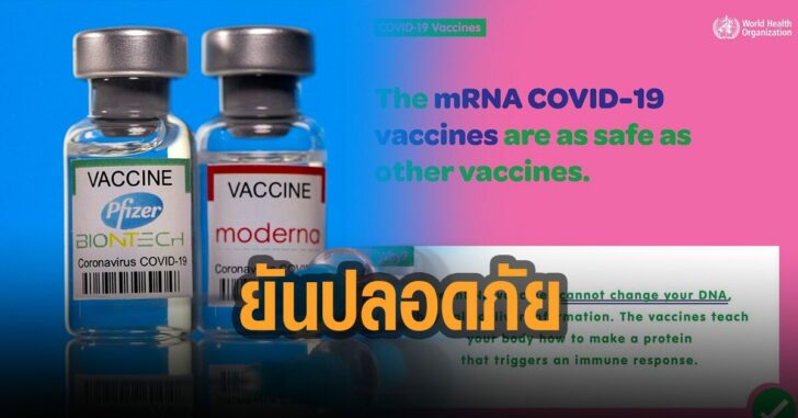 องค์การอนามัยโลก-ยัน-mRNA-ปลอดภัย