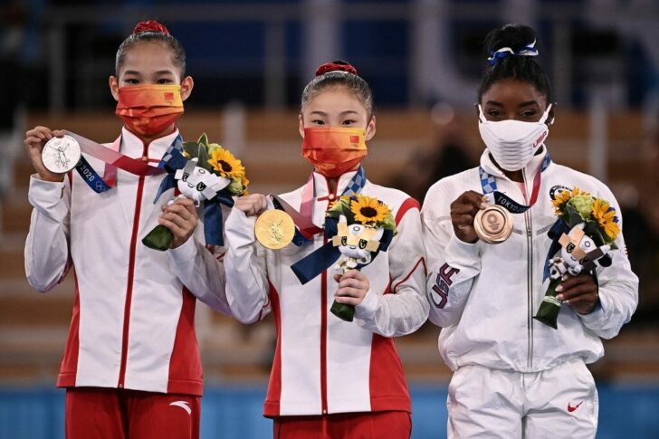 GYMNASTICS-OLY-2020-2021-TOKYO-PODIUM