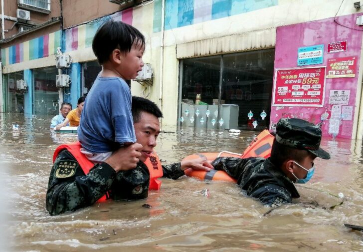 CHINA-WEATHER-FLOOD
