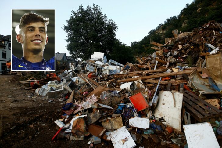 FILE PHOTO: Damages are seen in an area affected by floods caused by heavy rainfalls in Schuld, Germany, July 20, 2021.