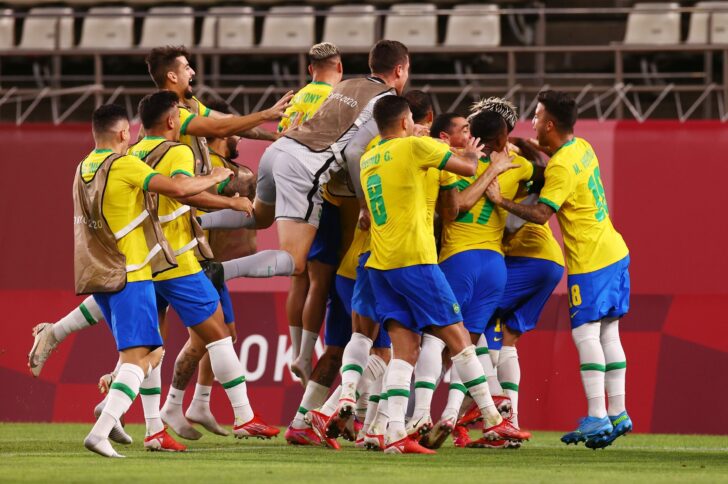 Soccer Football - Men - Semifinal - Mexico v Brazil
