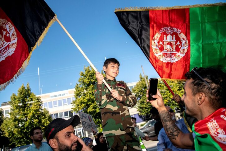 Protest against Pakistan's and U.S. engagement in Afghanistan