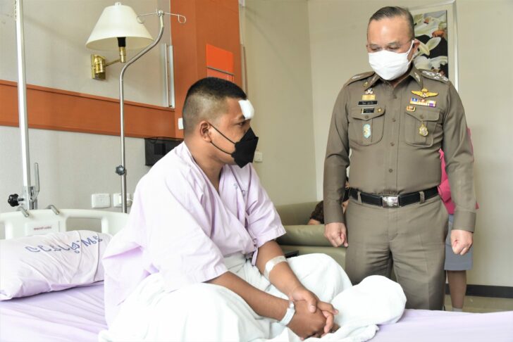 ตร.เจ็บ