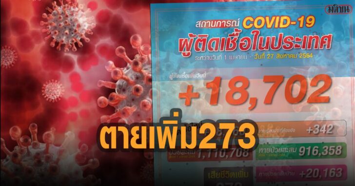 โควิดไทย-27ส.ค.64