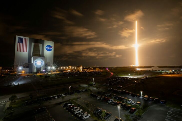 FILE PHOTO: SpaceX launch to International Space Station at NASA's Kennedy Space Center