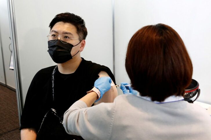 FILE PHOTO: Coronavirus Vaccination Campaign at Tokyo Metropolitan Government building