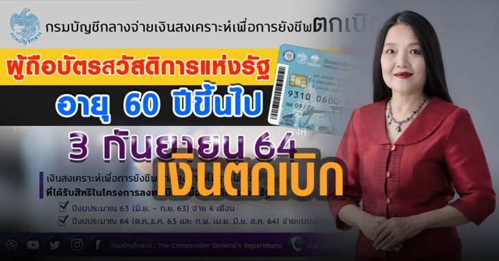 กรมบัญชีกลาง-เตรียมโอนเงินตกเบิก-ผู้สูงอายุ