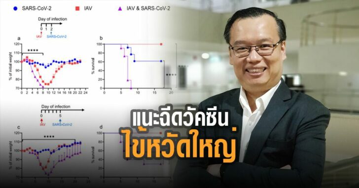 แนะฉีดวัคซีนไข้หวัดใหญ่ด้วย
