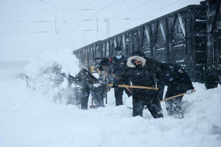 CHINA-WEATHER-SNOW