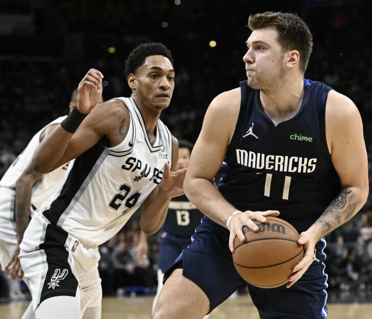 Mavericks Spurs Basketball