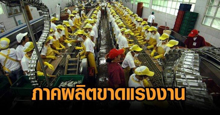 ภาคผลิตขาดแรงงาน