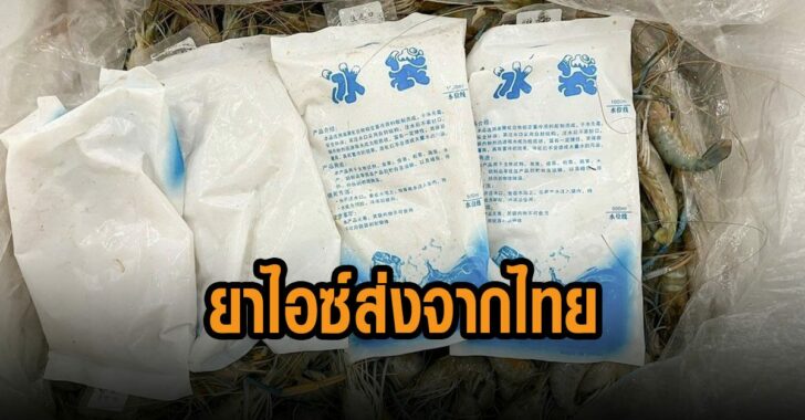 ยาไอซ์ส่งจากไทย