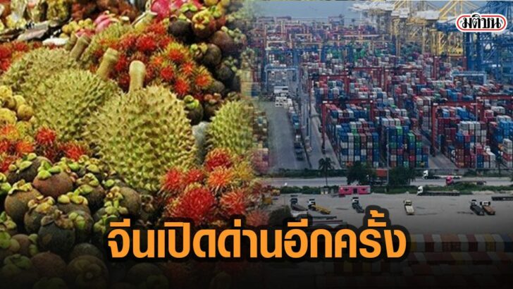 ส่งออกผลไม้ไทยไปจีน