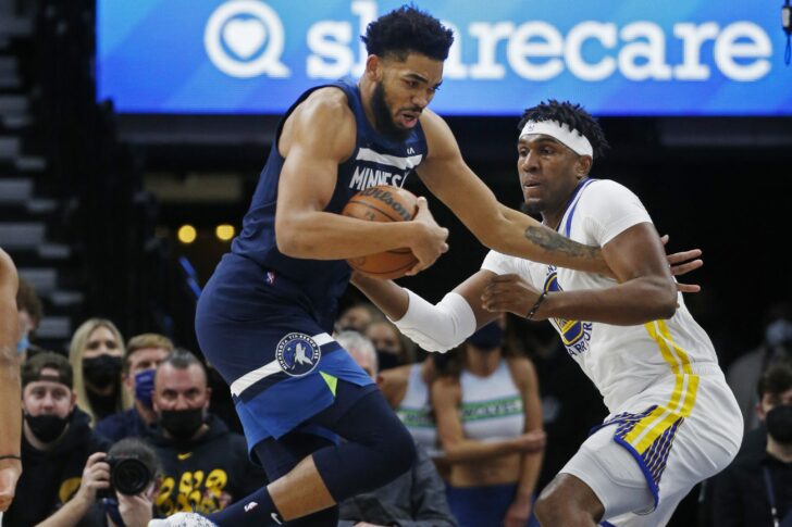 NBA: Golden State Warriors at Minnesota Timberwolves