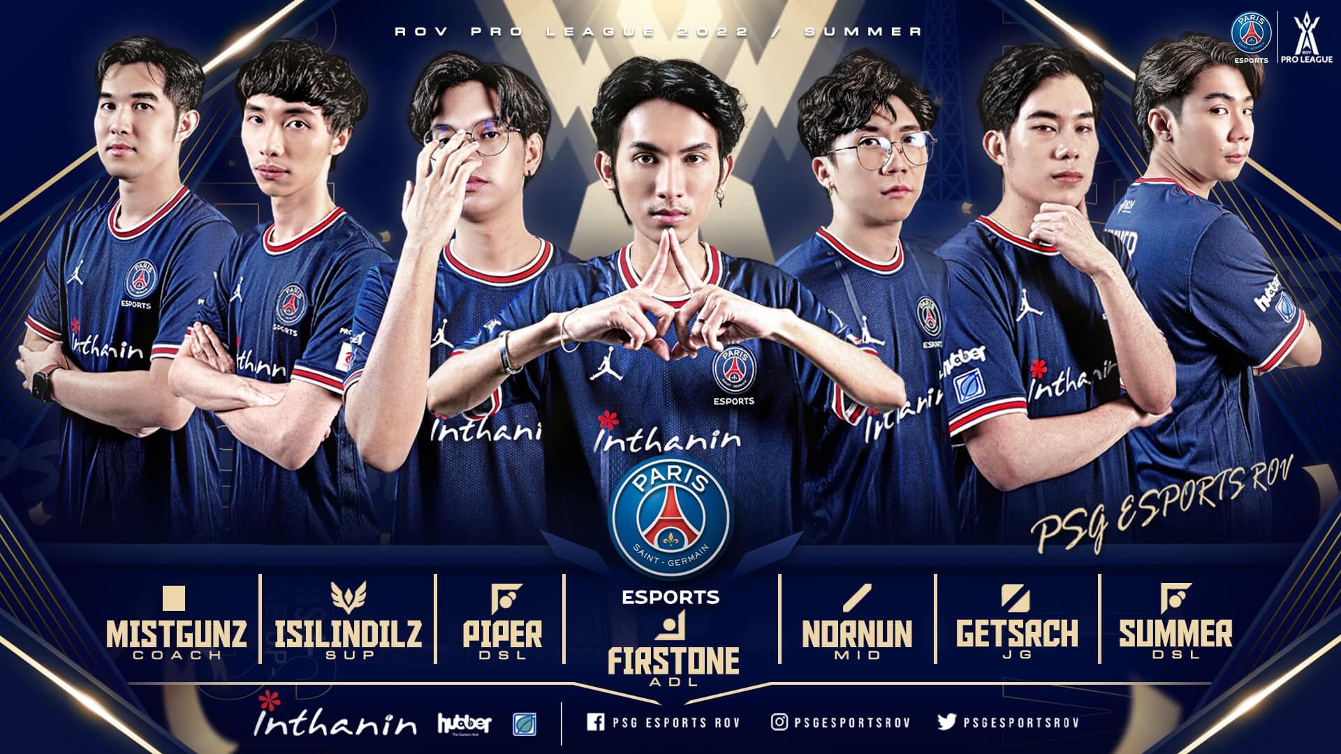 PSG Esports เปิดตัวไลน์อัพโหดลุย RoV Pro League 2022 วางเป้าถึงแชมป์โลก