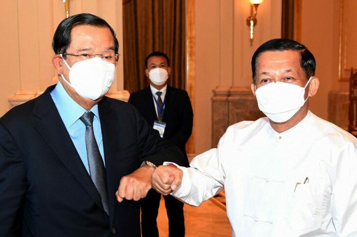 MYANMAR-POLITICS-MILITARY-CAMBODIA-DIPLOMACY