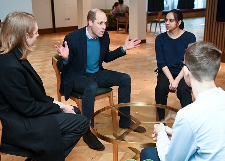 Britain's Prince William visits the newly reopened BAFTA headquarters, in London