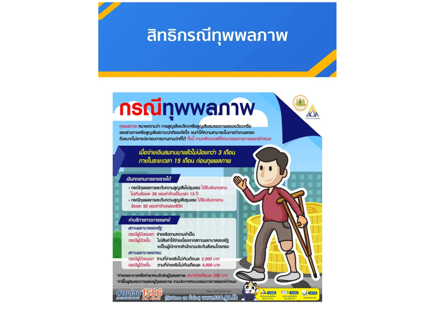 รู้หรือไม่ . . สิทธิประโยชน์ รู้หรือไม่ . . สิทธิประโยชน์