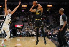 วอร์ริเออร์สขาดตัวหลักไม่มีปัญหา ฮึดแซงชนะสเปอร์ส 124-120 เก็บชัย 7 นัดติด