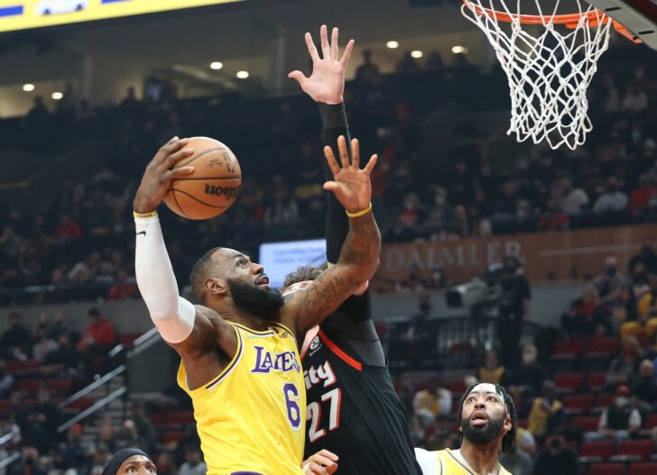 NBA: Los Angeles Lakers at Portland Trail Blazers