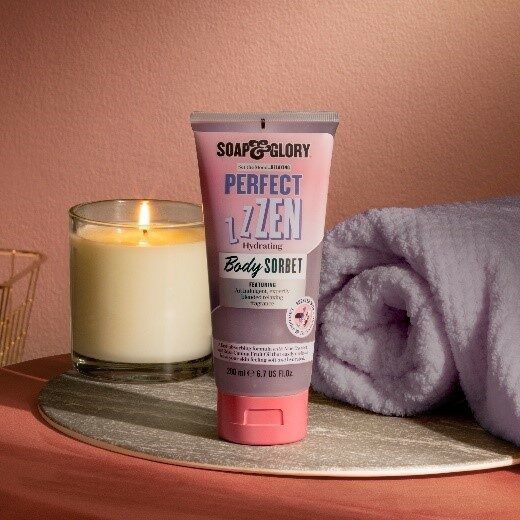 new! Soap & Glory Perfect Zen Bath Care Lavender Scent help relax With
