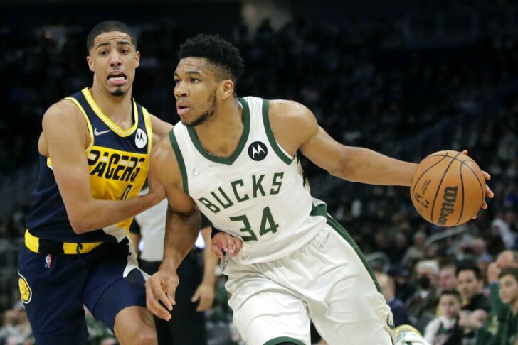 Giannis Antetokounmpo, Tyrese Haliburton