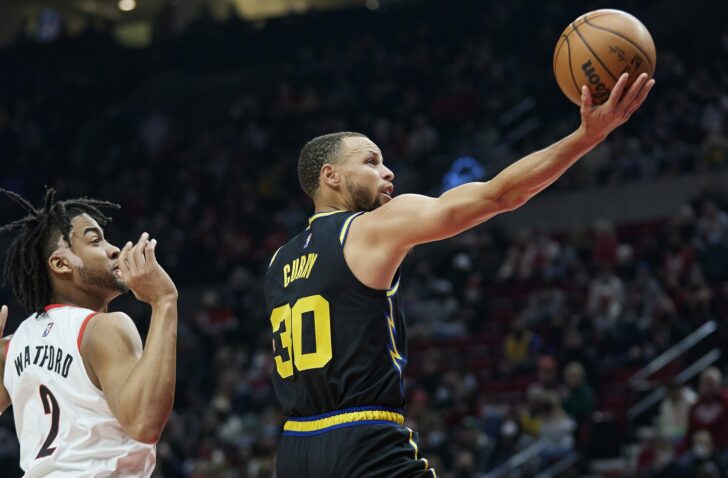 Warriors Trail Blazers Basketball