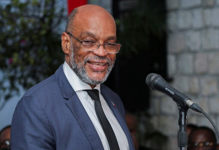 FILE PHOTO: Haitian Prime Minister Ariel Henry attends investiture ceremony for new cabinet ministers, in Port-au-Prince