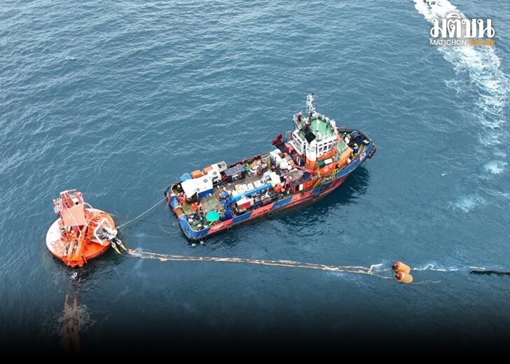 SPRC ออกแถลงการณ์ เริ่มปฏิบัติการณ์อุดรอยรั่วท่ออ่อนใต้ทะเล เพื่อป้องกันการรั่วไหล