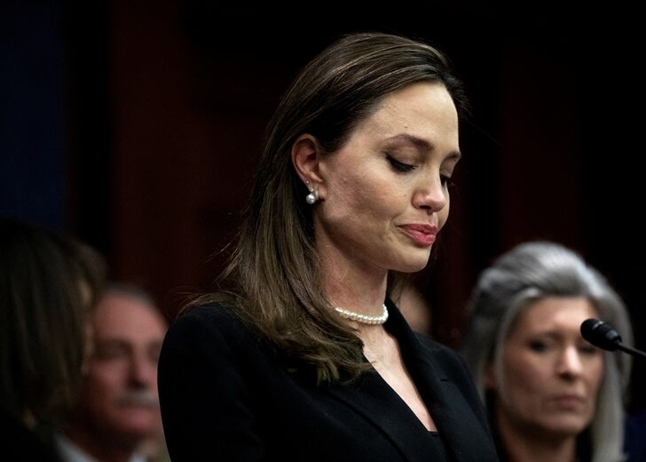 FILE PHOTO: Angelina Jolie at the U.S. Capitol for the Violence Against Women Act in Washington