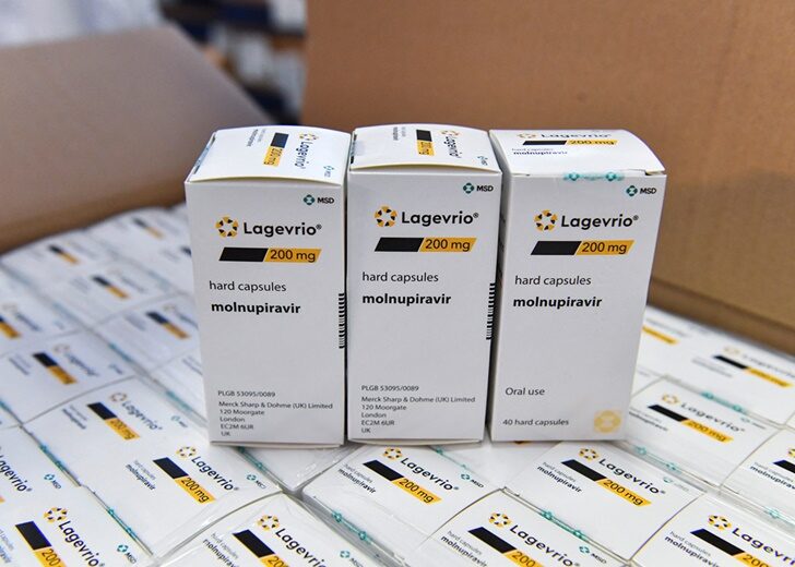 Pfizer and MSD oral COVID-19 pills arrive at Misericordia hospital, in Grosseto
