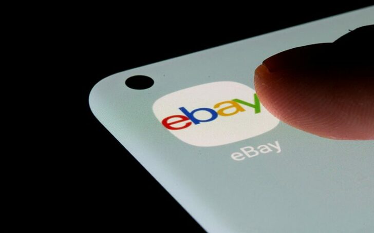 FILE PHOTO: FILE PHOTO: The eBay app is seen on a smartphone in this illustration taken