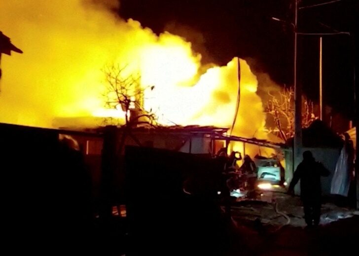 Russian strike hits Ukraine's Zhytomyr
