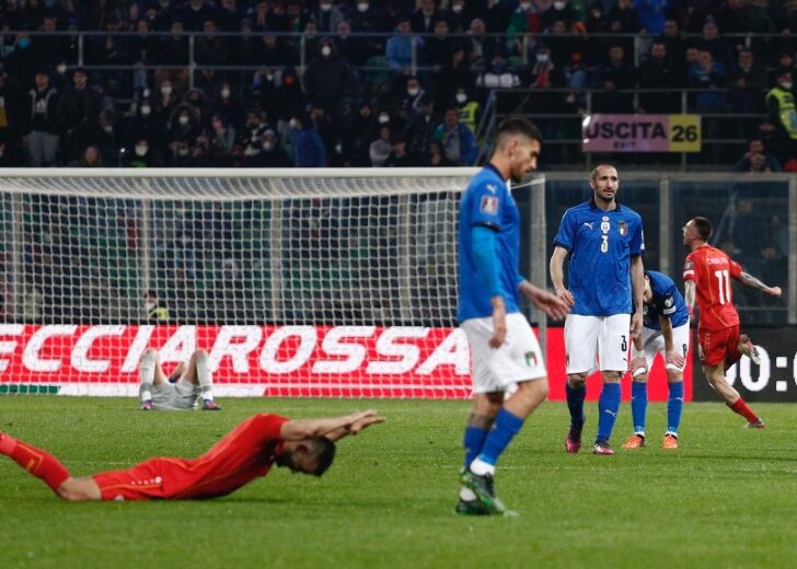 World Cup - UEFA Qualifiers - Play-Off Semi Final - Italy v North Macedonia