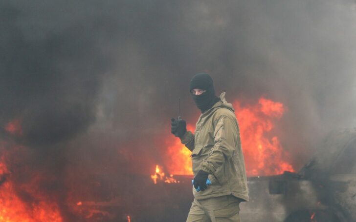 Ukrainian security services hold drills in Kherson region