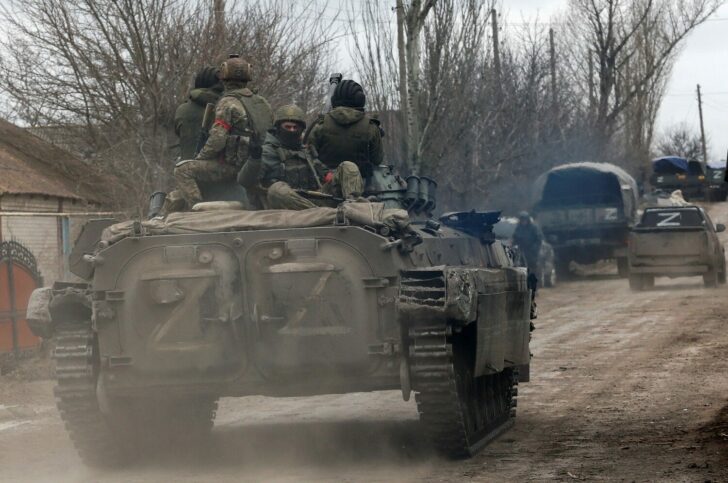 Pro-Russian troops deployed in Donetsk region