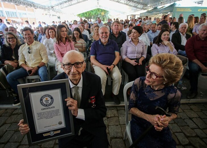 Guinness record: 84 years working for the same company