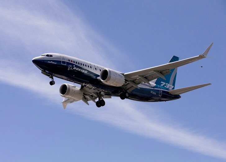 FILE PHOTO: FILE PHOTO: FILE PHOTO: A Boeing 737 MAX airplane lands after a test flight at Boeing Field in Seattle