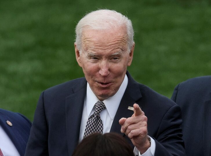 FILE PHOTO: U.S. President Joe Biden speaks about plans to strengthen national supply chains at the White House in Washington