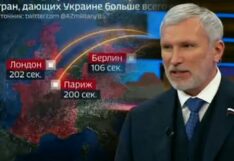 นักการเมืองรัสเซียออกรายการทีวี จำลองยิงนิวเคลียร์ใส่ยุโรป ชี้ไร้คนรอดชีวิต