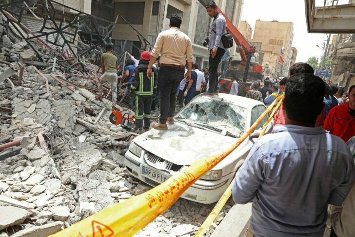 IRAN-COLLAPSE-ACCIDENT