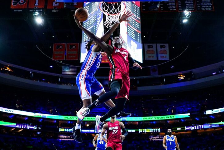 Heat 76ers Basketball