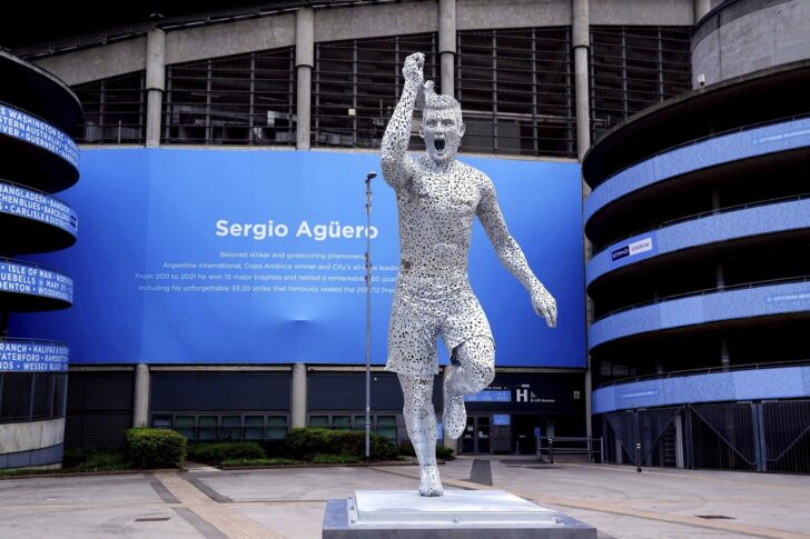Britain Soccer Statue