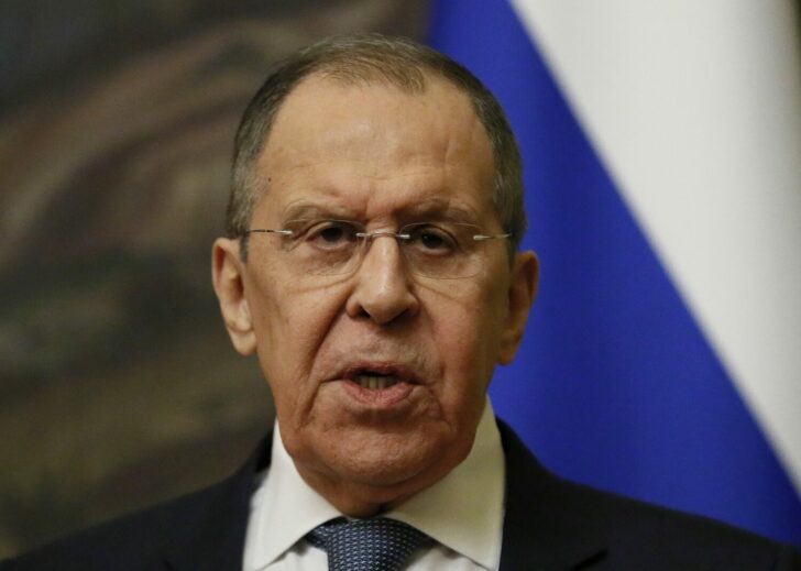 Russian Foreign Minister Sergei Lavrov meets with Eritrean Foreign Minister Osman Saleh in Moscow