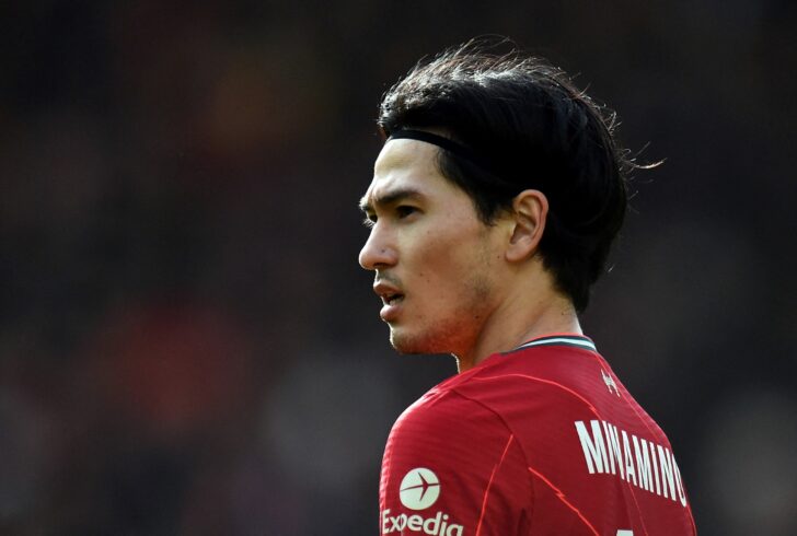 FILE PHOTO: File photo of Takumi Minamino